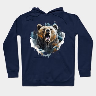 Roaring bear Hoodie